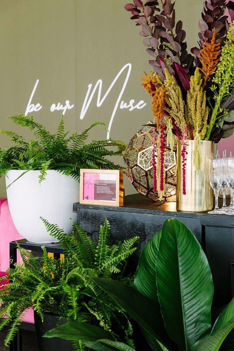 plant rental for booth